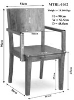Gangaur Minimalist Sheesham Armchair - Image 5