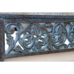 Hand Carved Lal Bagh Daybeds Blue - Image 6