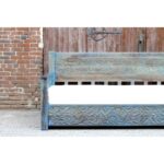 Hand Carved Lal Bagh Daybeds Blue - Image 2