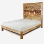 Indian Wooden Bed Frame - Image 2