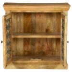 Hand Carved Jodha Solid Wood Cabinet - Image 2