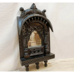 Mirror Wooden Vintage Style Window Mirror Frame Black - Image 3