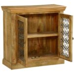 Hand Carved Jodha Solid Wood Cabinet - Image 5