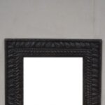 Mirror Arched Globe Wooden Wall Decor Black - Image 3