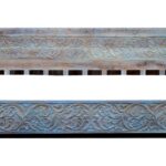 Hand Carved Lal Bagh Daybeds Blue - Image 4