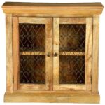 Hand Carved Jodha Solid Wood Cabinet