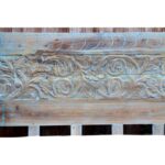 Hand Carved Lal Bagh Daybeds Blue - Image 3