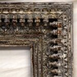 Mirror Arched Globe Wooden Wall Decor Whitewash - Image 2