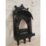 Mirror Wooden Vintage Style Window Mirror Frame Black - Image 4